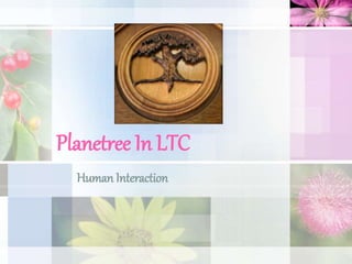 Planetree In LTC
Human Interaction
 