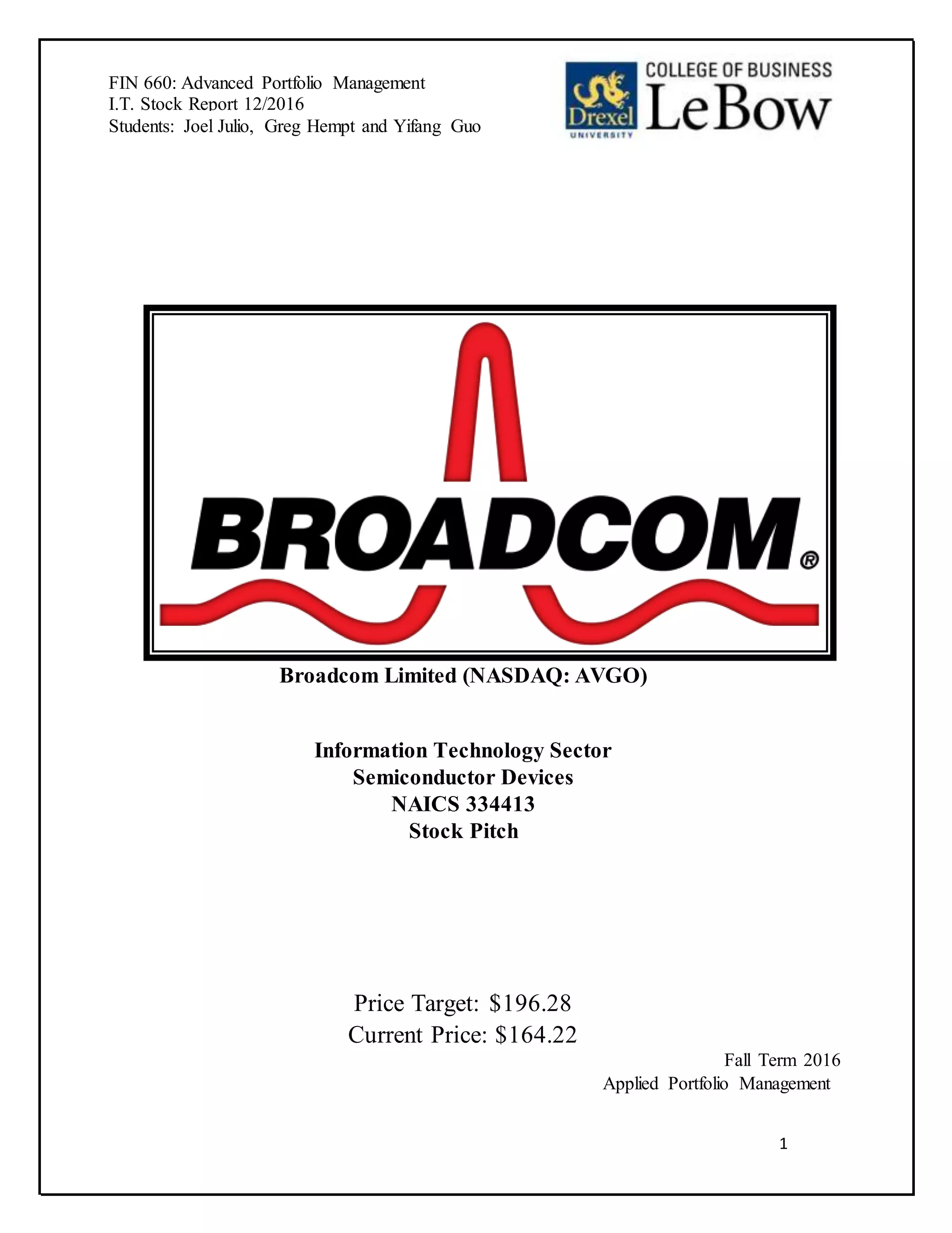 AVGO IT Sector International Stock | DOCX