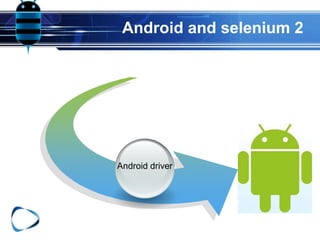 Android and selenium 2
Android driver
 