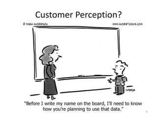 Customer Perception?
6
 