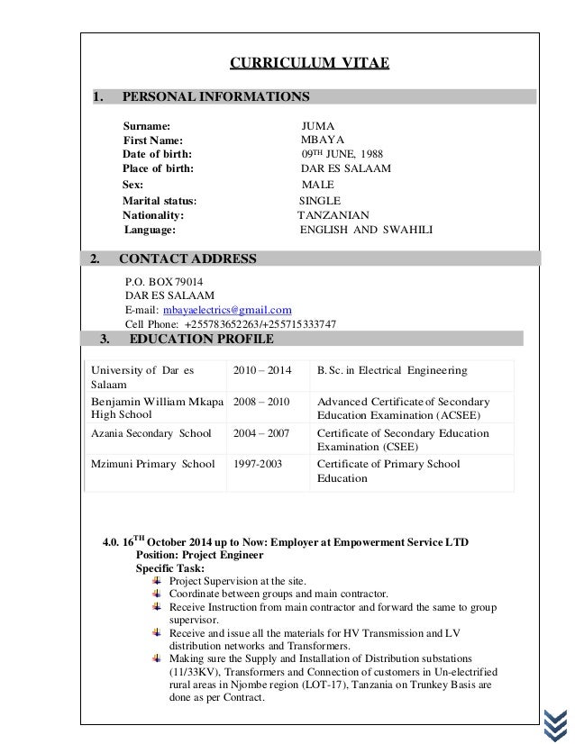 Juma Mbaya Cv New