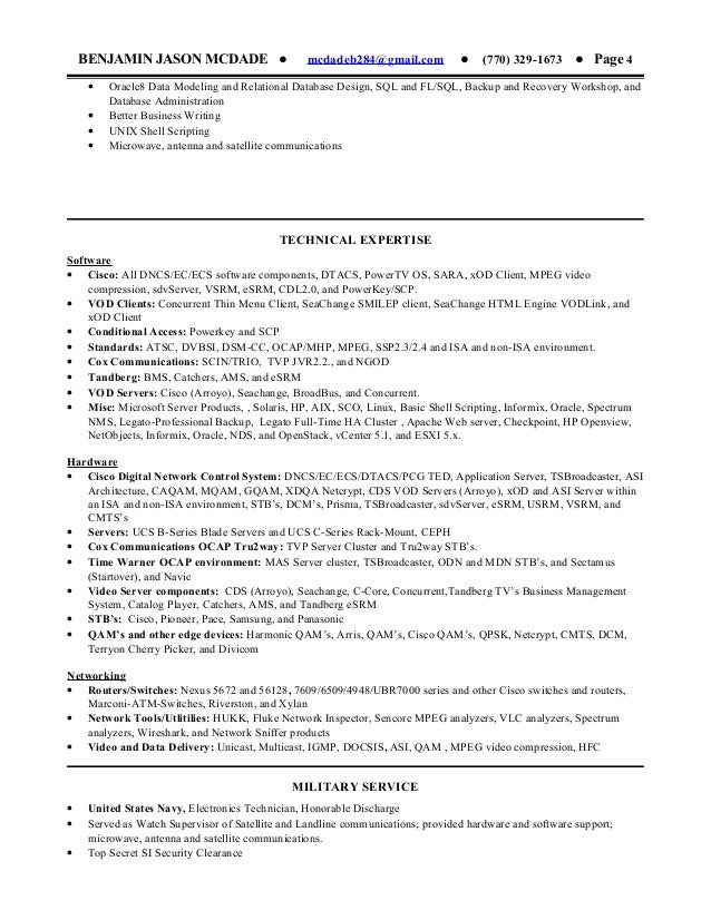 Headend Engineer Resume Headend Engineer Resume