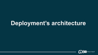 Deployment’s architecture
 