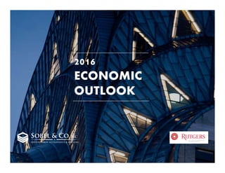 2016
ECONOMIC
OUTLOOK
 