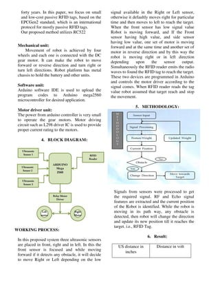 RFID based mobile robot for indoor navigation | PDF