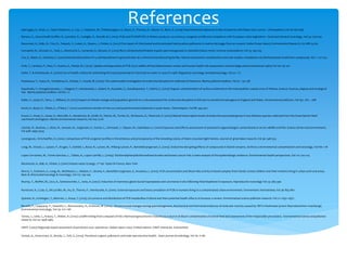ReferencesAdenugba, A., Khan, S., Taylor-Robinson, S., Cos, J., Toledano, M., Thillainayagam, A., Bansi, D., Thomas, H., Gibson, R., Beck, A. (2009) Polychlorinated biphenyls in bile of patients with biliary tract cancer. Chemosphere, Vol 76: 841-846
Barone, G., Giacominelli-Stuffler, R., Garofalo, R., Castiglia, D., Storelli, M. ( 2014). PCBs and PCDD/PCDFs in fishery products: occurrence, congener profile and compliance with European union legislation. Food and chemical toxicology, Vol 74: 200-205
Bouwman, H., Kylin, H., Yive, N., Tatayah, V., Loken, K., Skaare, J., Polder, A. (2012) First report of chlorinated and brominated hydrocarbon pollutants in marine bird eggs from an oceanic Indian Ocean island, Environmental Research, Vol 188: 53-64
Corradetti,B., Stronati, A., Tosti, L., Manicardi,G., Carnevali, O., Bizzaro, D. (2013) Bis-(2-ethylexhyl) phthalate impairs spermatogenesis in zebrafish (Danio rerio). Sciverse sciencesdirect, Vol 13: 195-203
Cox, E., Major, D., Edwards, E. (2000) Natural attenuation of 1,2-dichloroethane in groundwater at a chemical manufacturing facility. Natural attenuation considerations and case studies: remediation of chlorinated and recalcitrant compounds, Vol 1 : 217-224
Grilo, T., Cardoso, P., Pato, P., Duarte, A., Pardal, M. ( 2014). Uptake and depuration of PCB-153 in edible shrimp Palaemonetes varians and human health risk assessment. Ecotoxicology and environmental safety Vol 101: 97-102
Hofer, T. & Steinhauser, K. (2000) Use of health criteria for estimating the hazard potential of chemicals to water in case of a spill. Regulatory toxicology and pharmacology, Vol 31: 1-12
Hosokawa, Y., Yasui, M., Yoshikawa, K., Tanaka, Y., Susuki, M. (2003). The nationwaide investigation of endocrine disruptors in sedimetn of harbours. Marine pollution bulletin, Vol 47 : 132-138
Kapsimalis, V., Panagiotopoulos, I., Talagani, P., Hatzianestis,I., Kaberi, H., Rousakis, G., Kanellopoulos, T., Hatiris,G. (2014) Organic contamintation of surface sediments in the metropolitan coastal zone of Athens, Greece: Sources, degree and ecological
risk. Marine pollution bulletin, Vol 80: 1-2
Keller, V., Lloyd, R., Terry, J., Williams, R. (2015) Impact of climate change and population growth on a risk assessment for endocrine disruption in fish due to steroid and estrogens in England and Wales. Environmental pollution, Vol 197: 262 – 268
Knott, K., Boyd, D., Ylitalo, G., O’Hara, T. (2012) Lactational transfer of mercury and polychlorinated biphenyls in polar bears. Chemoshpere, Vol 88: 395-402
Kroon, F., Hook, S., Jones, D., Metcalfe, S., Henderson, B., Smith, R., Warne, M., Turner, R., McKeown, A., Westcott, D. (2015) Altered transcription levels of endocrine associated genes in two fisheries species collected from the Great Barrier Reef
catchment and lagoon. Marine environmental research, Vol 104: 51-61
Letcher, R., Bustnes, J., Dietz, R., Jenssen, B., Jorgensen, E., Sonne, C., Verreault, J., Vijayan, M., Gabrielsen, G. (2010) Exposure and effects assessment of persistent organohalogen contaminants in arctic wildlife and fish. Science of the total environment,
Vol 408: 2995-3043
Levengood, J & Schaeffer, D. (2010). Comparison of PCB congener profiles in the embryos and principal prey of the breeding colony of black-crowned night-herons. Journal of great lakes research, Vol 36: 548-553
Long, M., Strand, J., Lassen, P., Kruger, T., Dahllof, I., Bossi, R., Larsen, M., Wiberg-Larsen, P., Bonefeld-jorgensen, E. (2014). Endocrine-disruptingeffects of compounds in Danish streams. Archives o environmental contamination and toxicology, Vol 66: 1-18
Lopez-Cervantes, M., Torres-Sanchez, L., Tobias, A., Lopez-Carrillo, L. (2004). Dichlorodiphenyldichloroethane burden and breast cancer risk: a meta-analysis of the epidemiologic evidence. Environmental health perspectives, Vol 112: 207-214
Mackenzie, A., Ball, A., Virdee, S. (2001) Instant notes: Ecology. 2nd ed. Taylor & Francis, New York
Morck, T., Erdmann, S., Long, M., Mathiesen, L., Nielson, F., Sirsma, V., Bonefeld-Jorgensen, E., Knudsen, L. (2014). PCB concentration and Dioxin-like activity in blood samples from Danish school children and their mothers living in urban and rural areas.
Basic & clinical pharmacology & toxicology, Vol 115: 134-144
Murray, T., Maffini, M., Ucci, A., Sonnenschein, C., Soto, A. (2007). Induction of mammary gland ductal hyperplasias and carcinoma in situ following fetal bisphenol A exposure. Reproductive toxicology Vol 23: 383-390
Norstrom, K., Czub, G., McLachlin, M., Hu, D., Thorne, P., Hornbuckle, K. (2010). External exposure and bioaccumulation of PCBs in humans living in a contaminated urban environment. Environment international, Vol 36: 855-861
Quinete, N., Schettgen, T., Bertram, J., Kraus, T. (2014). Occurrence and distributionof PCB metabolites in blood and their potential health effects in humans: a review. Environmental science pollution research, Vol 21: 11951-11972
Revathi, P., Lyapparaj, P., Vasanthi, L., Munuswamy, N., Krishnan, M. (2014). Ultrastructural changes during spermatogenesis, biochemical and hormonal evidences of testicular toxicity caused by TBT in freshwater prawn Macrobrachium rosenbergii.
Environmental toxicology, Vol 29: 1171-1181
Torres, J., Leite, C., Krauss, T., Weber, R. (2014) Landfill mining from a deposit of the chlorine/organochlorine industry as a source of dioxin contamination of animal feed and assessment of the responsible processess. Environmental science and pollution
research, Vol 20: 1958-1965
UNEP. (2003) Regionally based assessment of persistent toxic substances. Global report 2003. United nations. UNEP chemicals. Switzerland
Vested, A., Giwercman, A., Bonde, J., Toft, G. (2014). Persistent organic pollutants and male reproductive health. Asian journal of andrology, Vol 16: 71-80
 