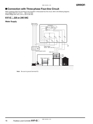 61F Floatless Level Controller Datasheet | PDF
