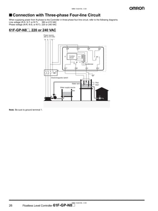 61F Floatless Level Controller Datasheet | PDF