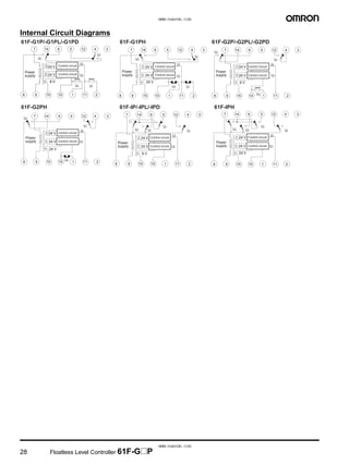 61F Floatless Level Controller Datasheet | PDF