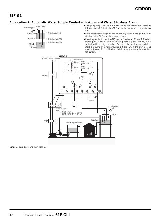 61f Floatless Level Controller Datasheet