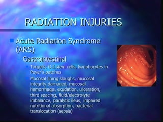 Radiation Injries radiation injury | PPT