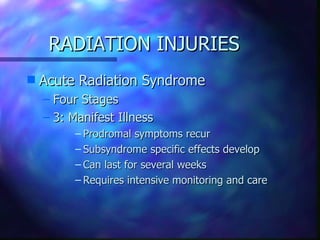 radiation injury | PPT