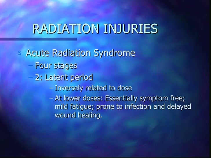 radiation injury