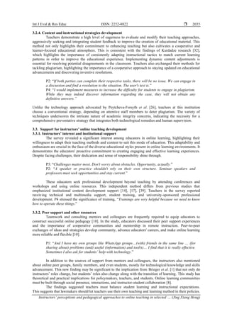 Instructors’ perceptions and pedagogical approaches to online teaching ...