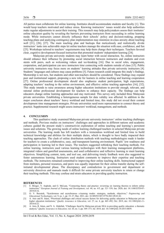 Instructors’ perceptions and pedagogical approaches to online teaching ...