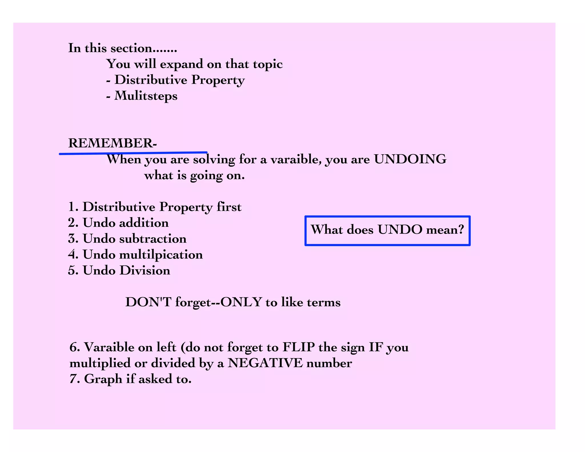 6.2 Multistep Equations