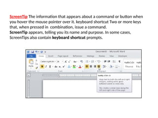 Cours de Microsoft Office (word pptx excel) | PPTX