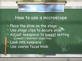 Microscope Clips Function Parts of a Microscope and its functions. | PPT