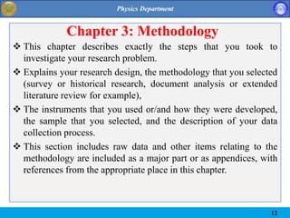 Research thesis format to be uploaded ppt | PPT