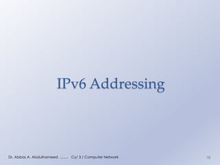 Comprehensive Guide to IPv4 and IPv6 Addressing in Computer Networks | PDF