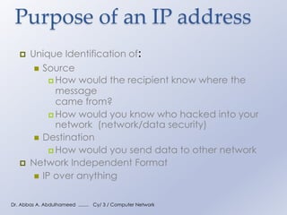 Ip Indentification Comprehensive Guide to IPv4 and IPv6 Addressing in Computer Networks | PDF
