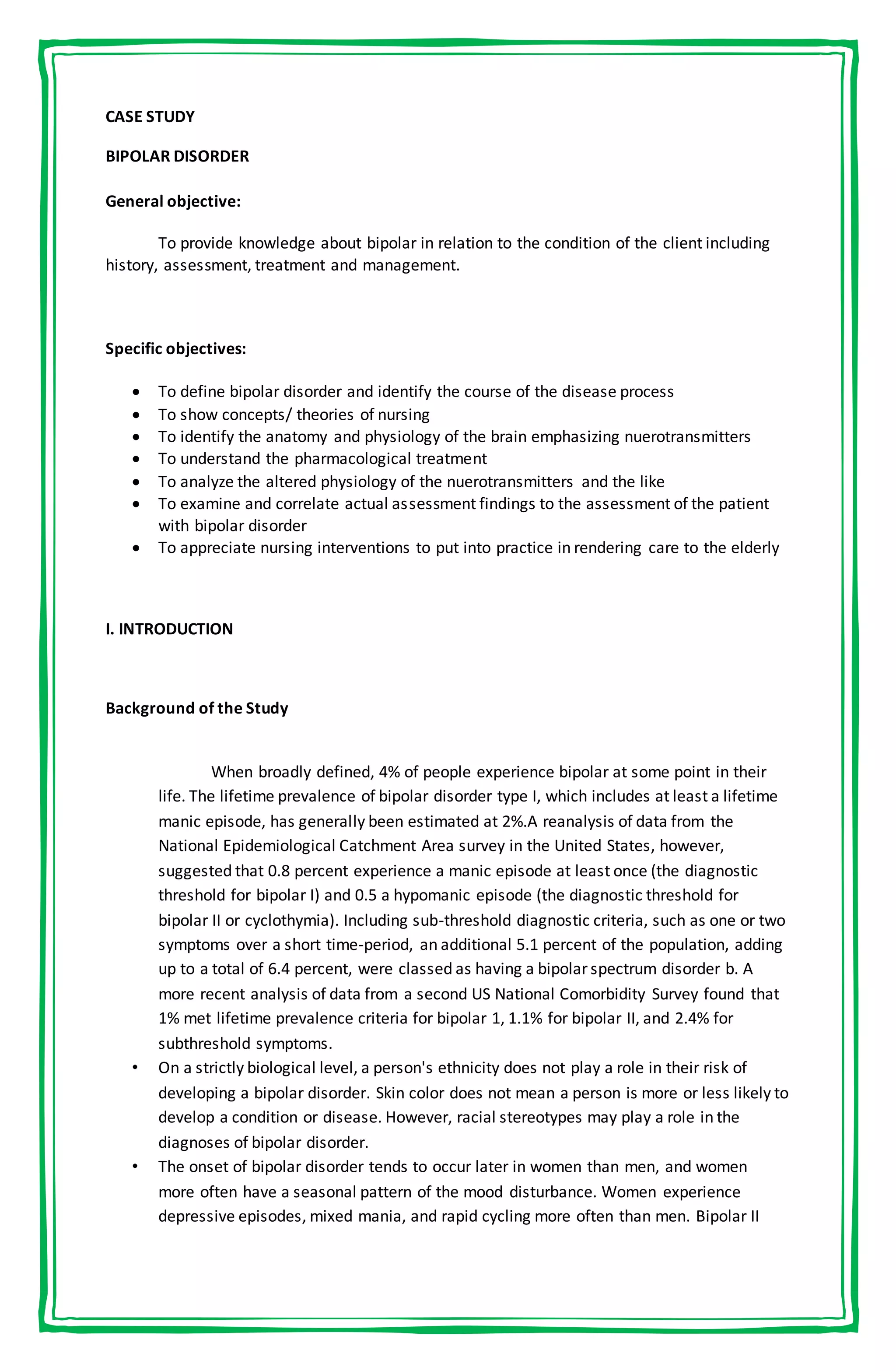 62063954 case-study-bipolar-disorder | PDF