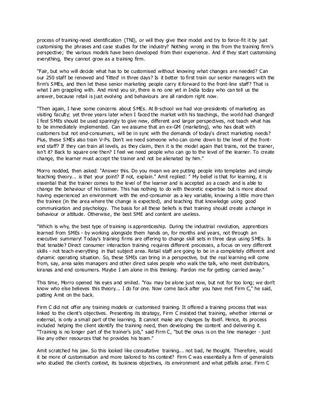 62069520 casestudytraining