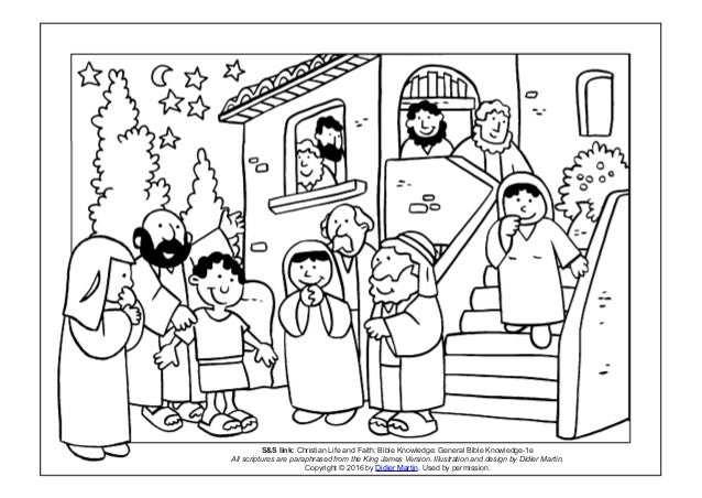 Acts 2 38 Coloring Pages Coloring - Coloring Page The Acts Of The Apostles Sleeping In Class 1 638 