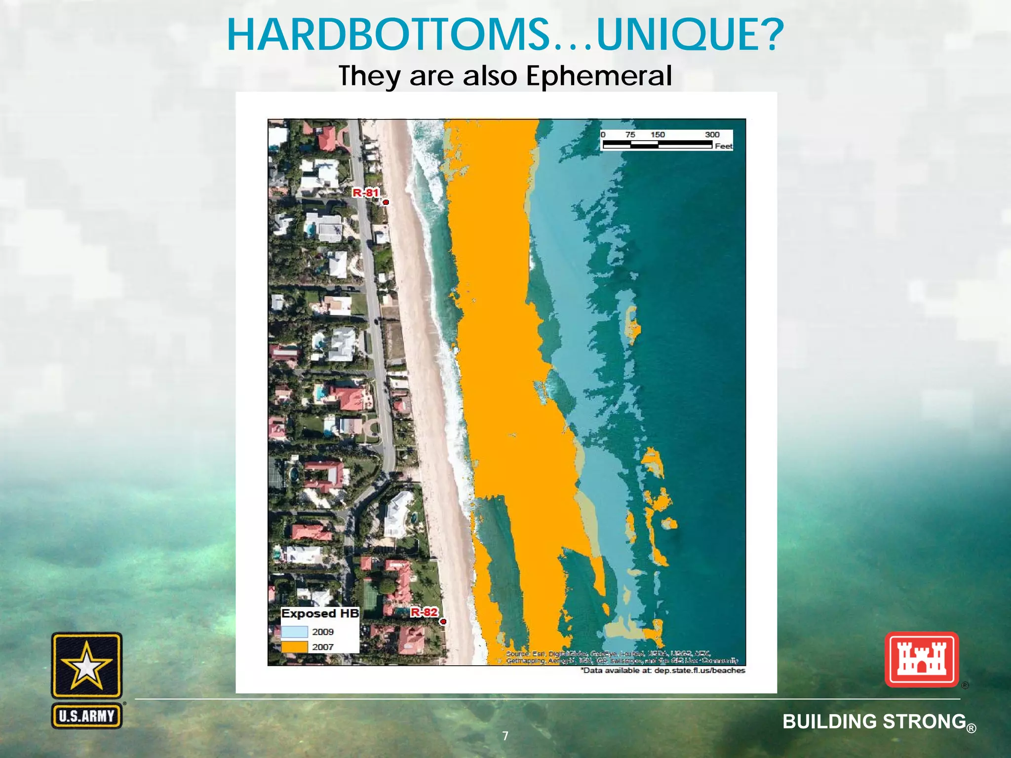 BUILDING STRONG® U.S. ARMY CORPS OF ENGINEERS | Jacksonville District
HARDBOTTOMS…UNIQUE?
BUILDING STRONG®
7
They are also Ephemeral
 