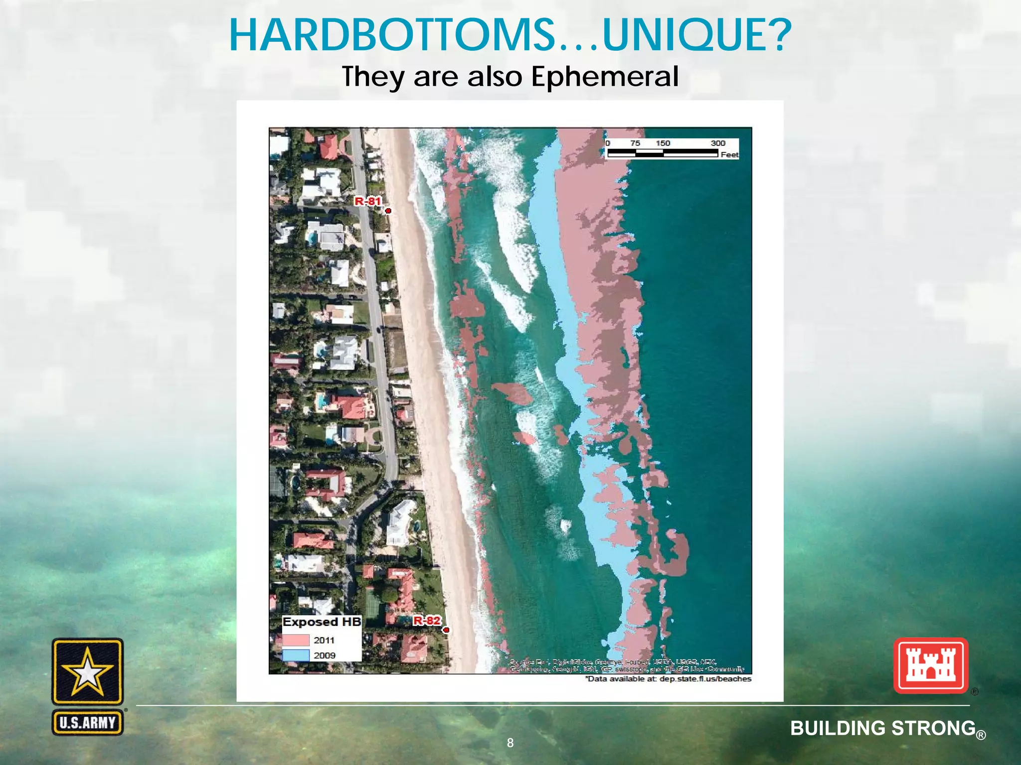 BUILDING STRONG® U.S. ARMY CORPS OF ENGINEERS | Jacksonville District
HARDBOTTOMS…UNIQUE?
BUILDING STRONG®
8
They are also Ephemeral
 