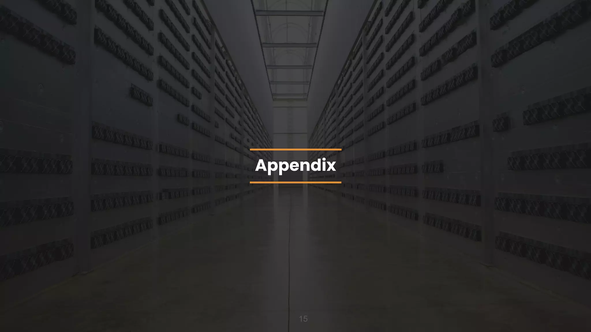 Appendix
15
 