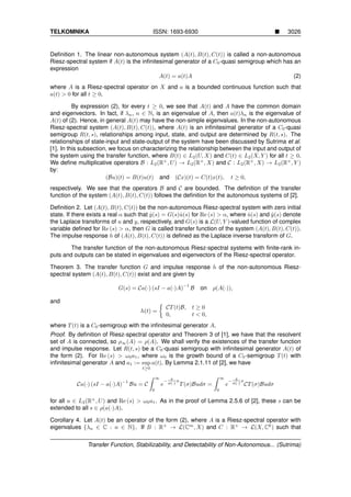Transfer Function, Stabilizability, and Detectability of Non-Autonomous ...