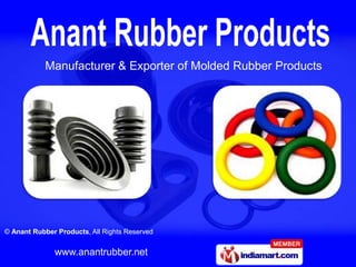 Manufacturer & Exporter of Molded Rubber Products 