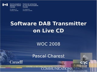 Software DAB Transmitter on Live CD