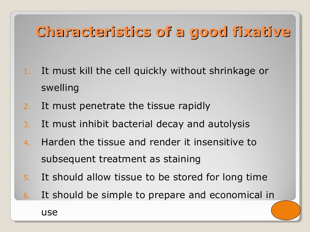 Fixatives in Histopathology