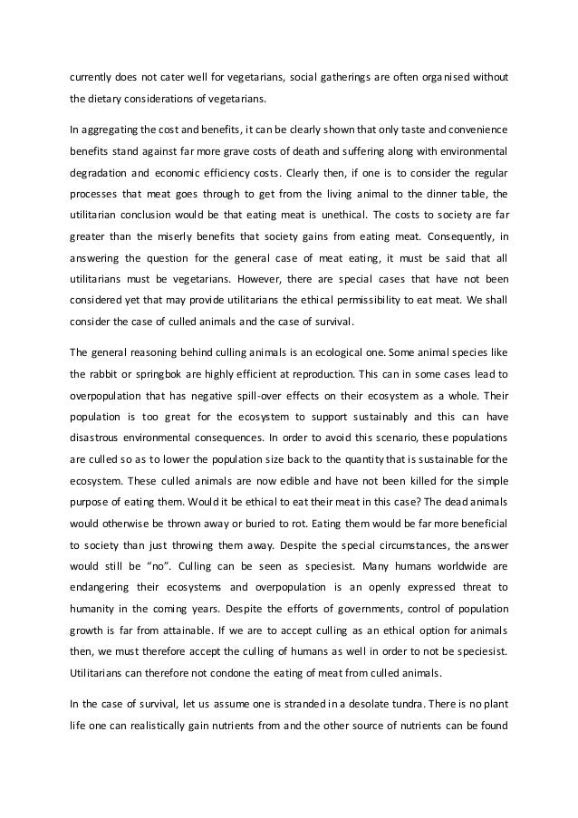 Applied Ethics Course Essay 2