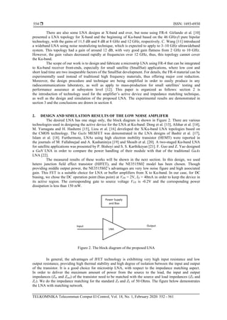 Design and fabrication of A Ku-band low noise amplifier using FR-4 ...