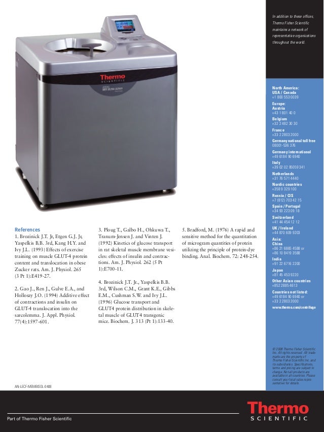 Using the Thermo Scientific Sorvall® WX Ultracentrifuge to Isolate Sk…