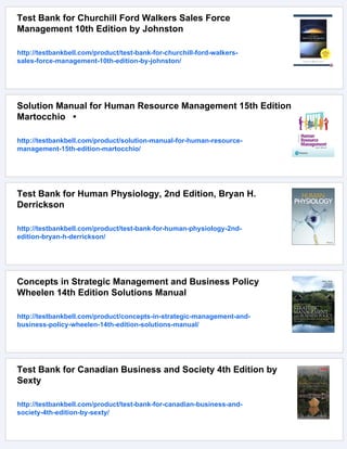 Art of Leadership 5th Edition Manning Test Bank | PDF