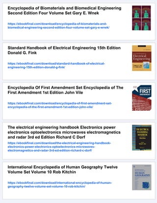 Wiley Encyclopedia of Electrical and Electronics Engineering 24 Volume ...