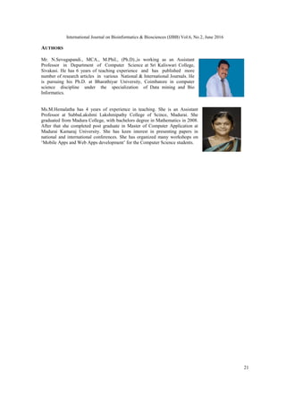 ANALYSIS OF PROTEIN MICROARRAY DATA USING DATA MINING | PDF