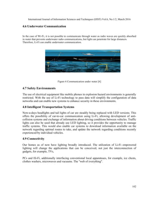 SURVEY ON LI-FI TECHNOLOGY AND ITS APPLICATIONS | PDF
