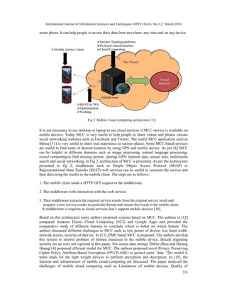 MOBILE CLOUD COMPUTING –FUTURE OF NEXT GENERATION COMPUTING | PDF