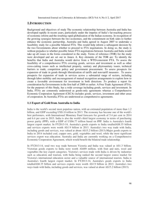 TRADE RELATION BETWEEN INDIA AND AUSTRALIA IN GENERAL AND EXPORT OF ...