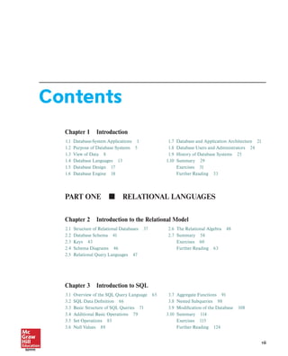 Database System Concepts 7th Edition Abraham Silberschatz | PDF