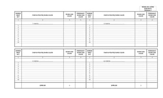 MODEL EB 1 DPRD
KAB/KOTA
Halaman 3

NOMOR
URUT
DCT

PARTAI POLITIK/NAMA CALON

SUARA SAH
CALON

PERINGKAT
SUARA SAH
CALON

NOMOR
URUT
DCT

PARTAI POLITIK/NAMA CALON

SUARA SAH
CALON

PERINGKAT
SUARA SAH
CALON

1

2

3

4

1

2

3

4

7. PARTAI ………………………………….

8. PARTAI ………………………………….

1
2
3
4
5
6
7
8
9
10

1
2
3
4
5
6
7
8
9
10

NOMOR
URUT
DCT

PARTAI POLITIK/NAMA CALON

SUARA SAH
CALON

PERINGKAT
SUARA SAH
CALON

NOMOR
URUT
DCT

PARTAI POLITIK/NAMA CALON

SUARA SAH
CALON

PERINGKAT
SUARA SAH
CALON

1

2

3

4

1

2

3

4

9. PARTAI ………………………………….

10. PARTAI ………………………………….

1
2
3
4
5
6
7
8
9
10

1
2
3
4
5
6
7
8
9
10

JUMLAH

0

JUMLAH

0

MODEL EB 1 DPRD

 