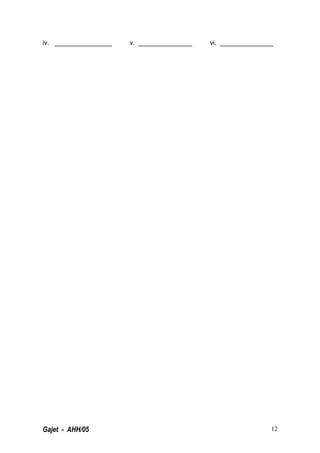 iv. ________________ v. _______________ vi. _______________
Gajet - AHH/05 12
 