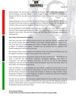 Henry Sylvester Williams | PDF
