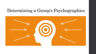 Determining a Group's Psychographics
 