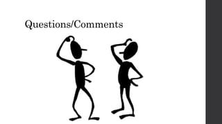 Questions/Comments
 